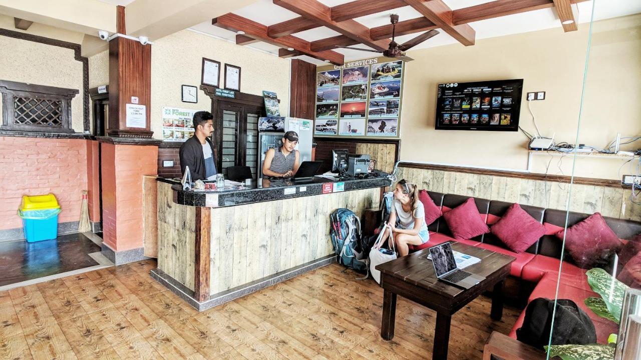 Hotel Forest Lake Backpackers' Hostel Pokhara Exteriör bild